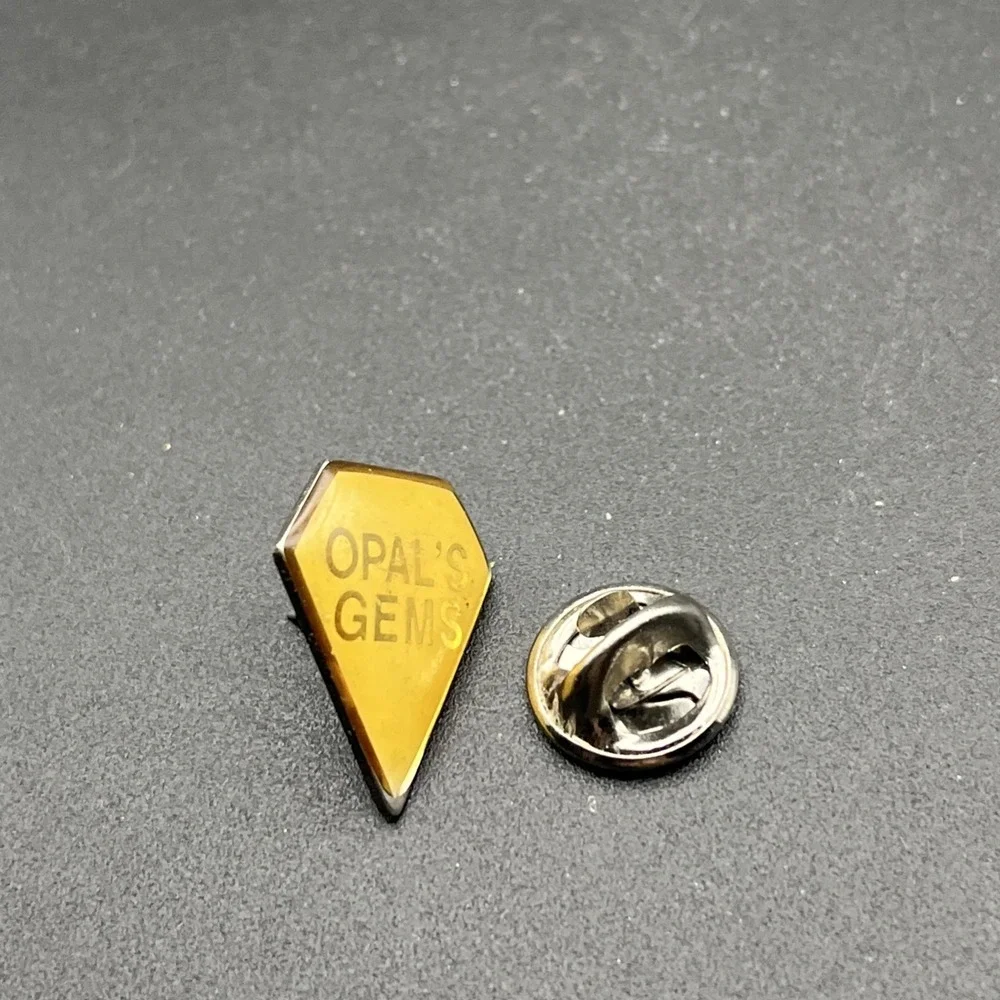Opal's Gems Diamond Lapel‎ Hat Pin